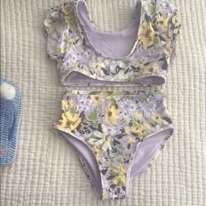 Vineyard Vines Kids Swim Bikini - Floral Lavender